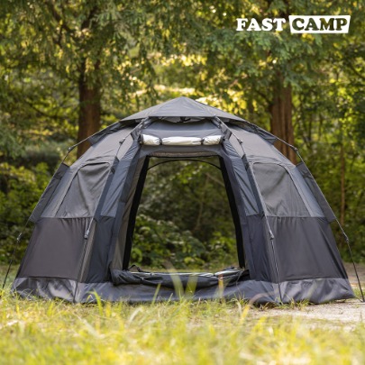 패스트캠프 오토6W 원터치 텐트 [챠콜그레이]