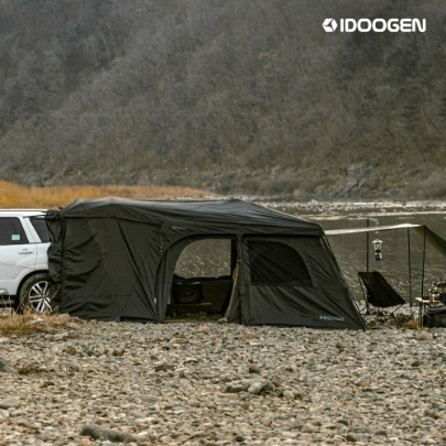 모빌리티 아마데우스 도킹 플라이 패키지 자립형 차박 대형 리빙쉘 캠핑 텐트 쉘터 [블랙]